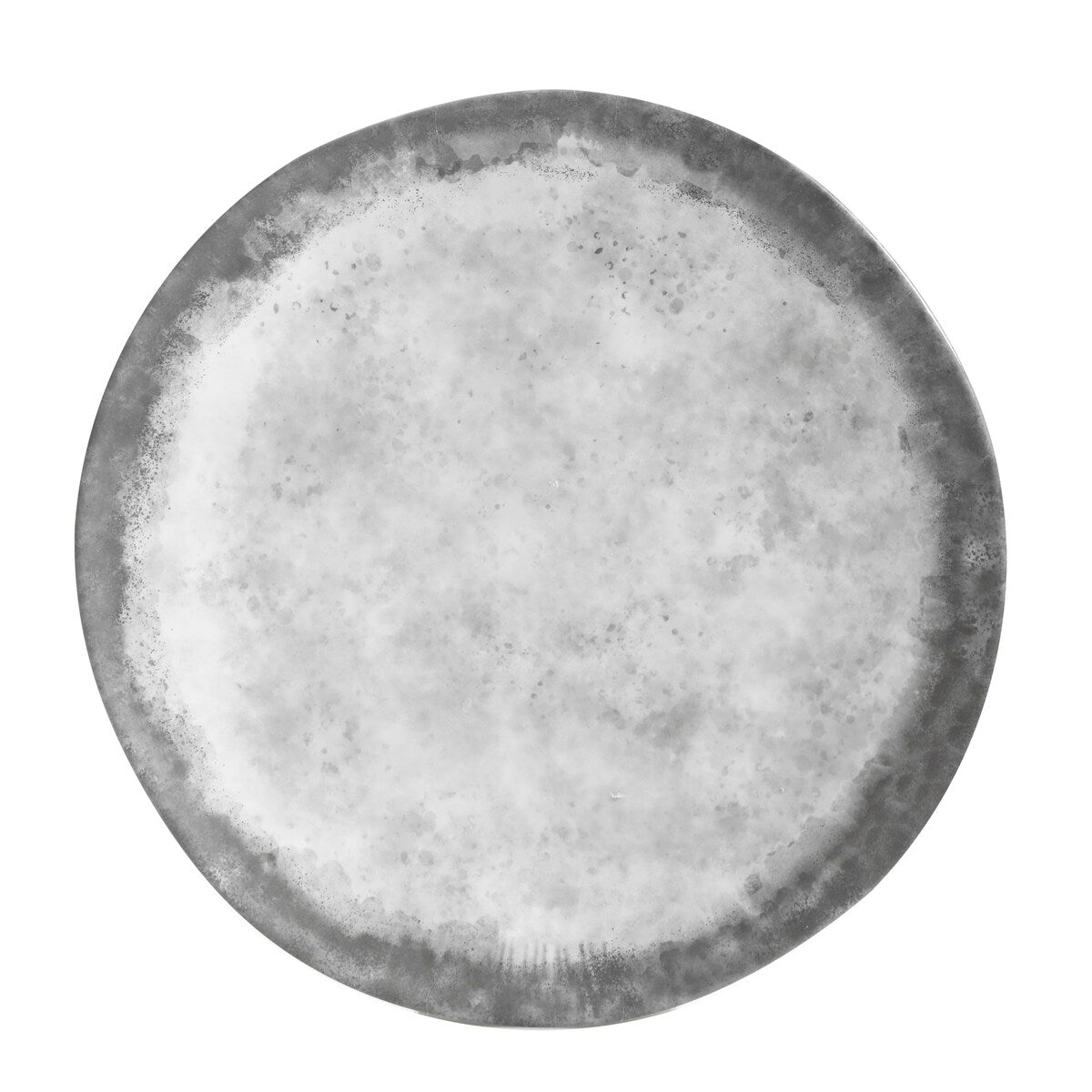Gibson Home Granite Round Melamine Dinnerware Set, Service for Four (16pcs), Marble