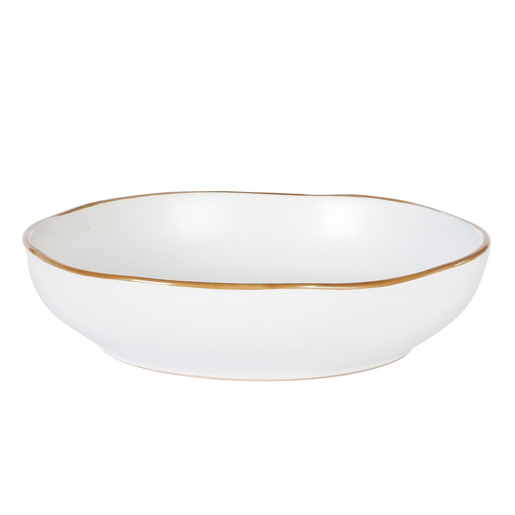 Gibson Home Hazeltine 16 Piece Plates and Bowls Dishes Stoneware Ceramic Dinnerware Set