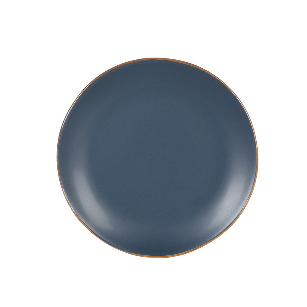 Gibson Home Hazeltine 16 Piece Plates and Bowls Dishes Stoneware Ceramic Dinnerware Set