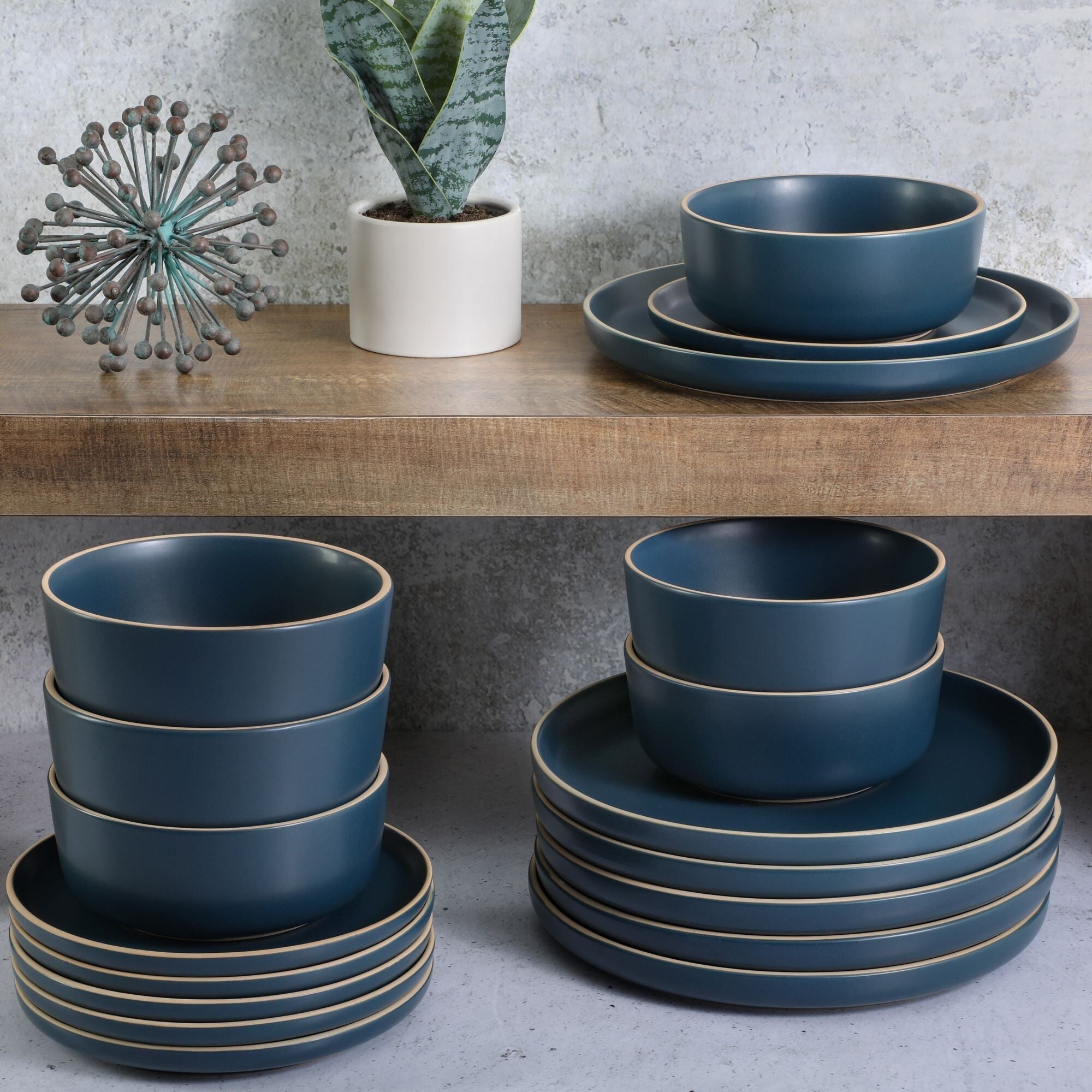 Gibson Home Zuma 18 Piece Dinnerware Set