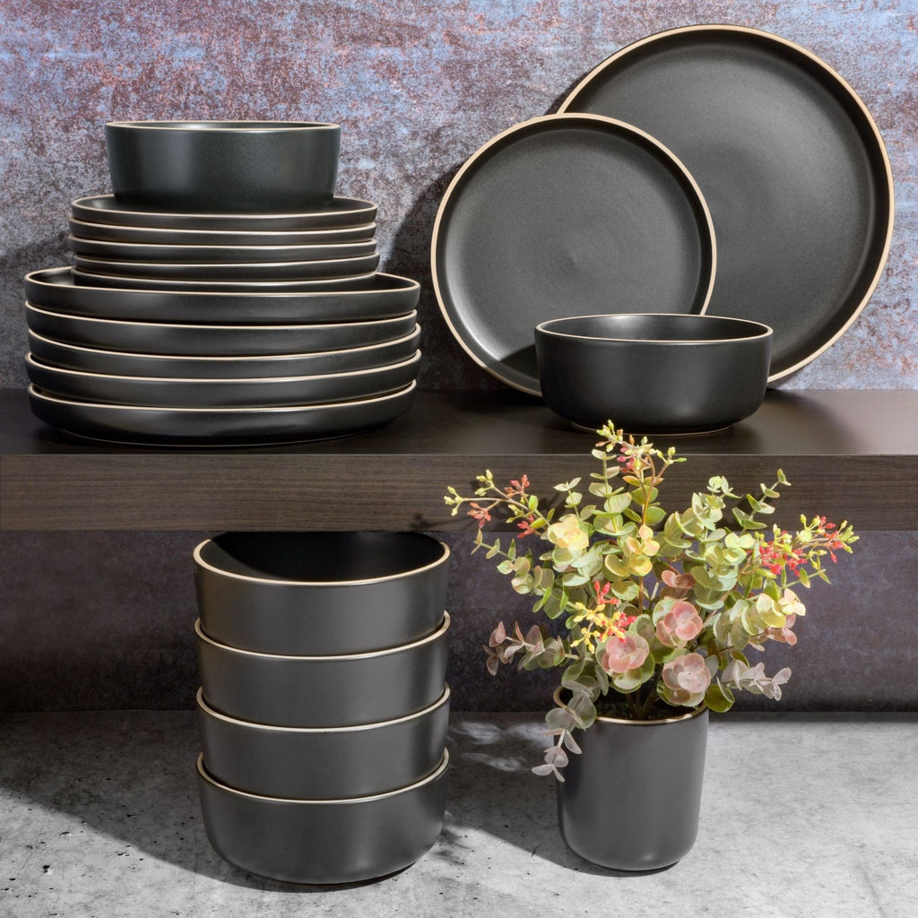 Gibson Home Zuma 18 Piece Dinnerware Set