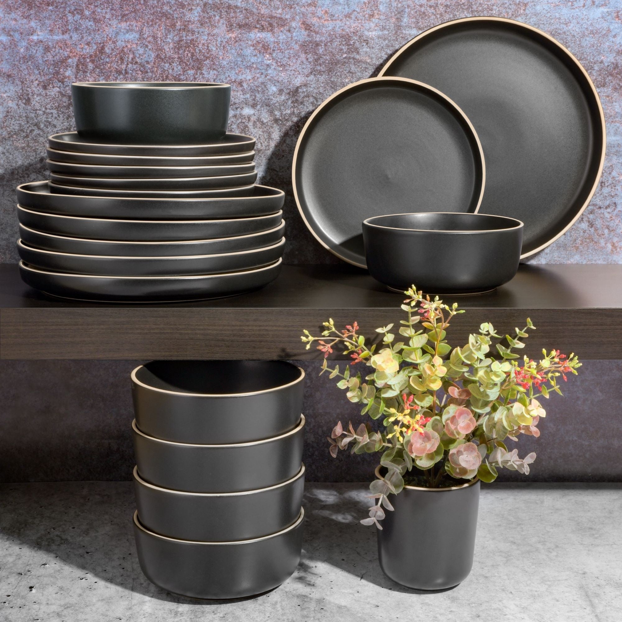 Gibson Home Zuma 18 Piece Dinnerware Set