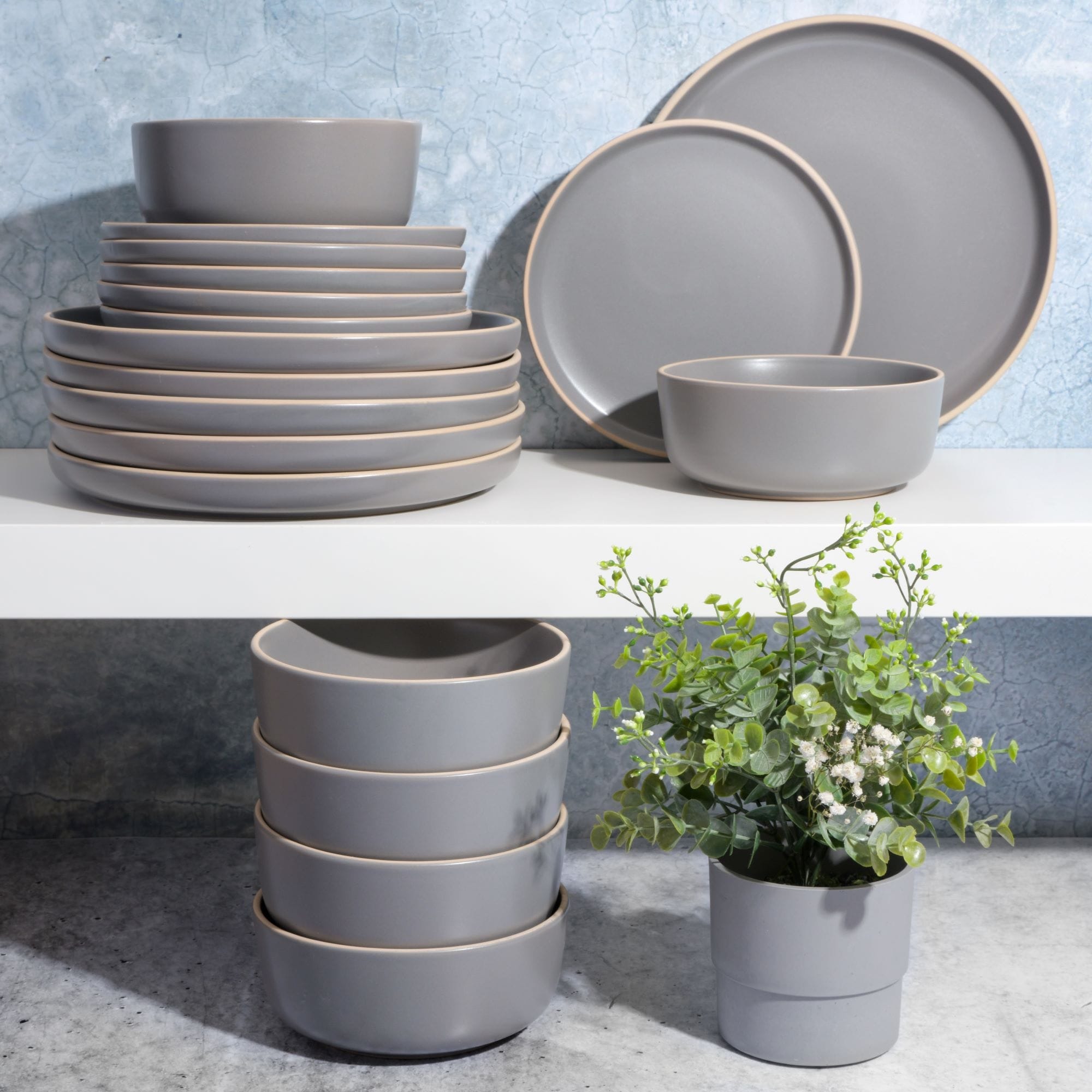 Gibson Home Zuma 18 Piece Dinnerware Set