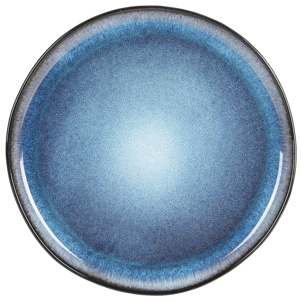 Gibson Soho Lounge Nardini 12 Piece (Service for 4) Plates and Bowls Reactive Glaze Dishes Stoneware Dinnerware Set