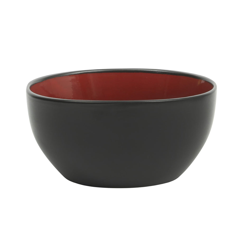 Gibson Soho Lounge Square 16-Piece Reactive Glaze Stoneware Dinnerware Set