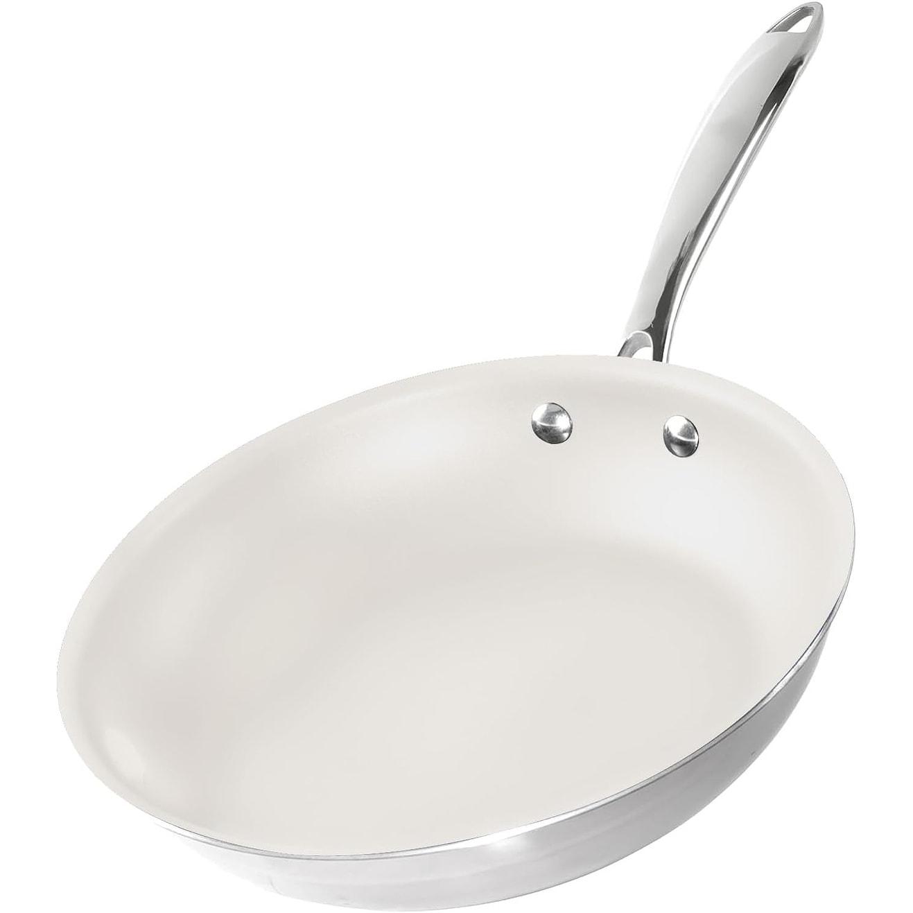 Gotham Steel 10 Heavy Duty Ceramic Nonstick Cream Fry Pan Skillet Stay Cool Handles