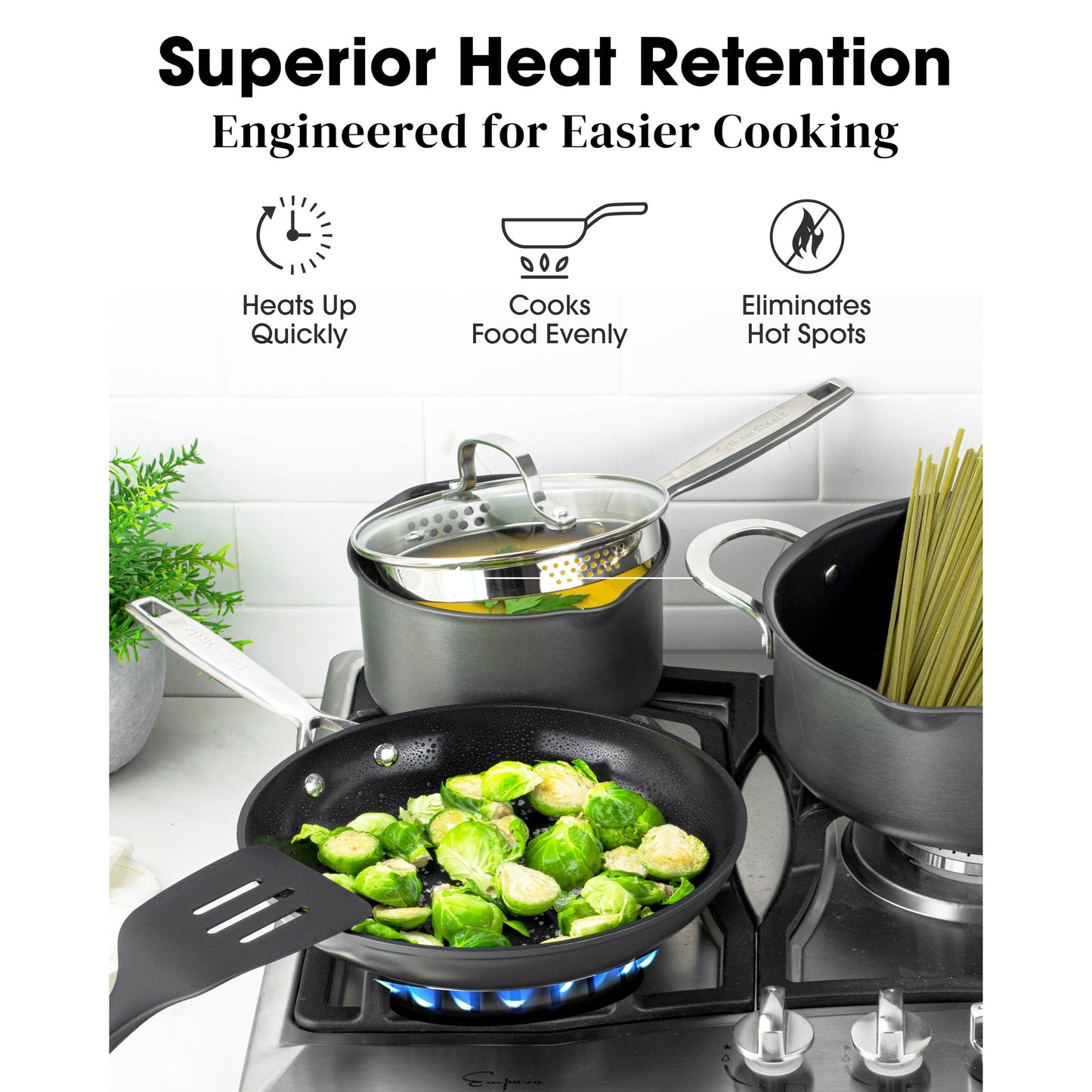 Gotham Steel Pro Ultra Ceramic 2X 8'' Nonstick Fry Pan