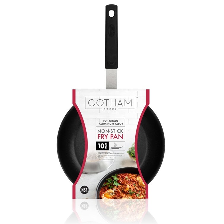 Gotham Steel Professional Series NSF Fry Pan with Removeable Rubber Handle