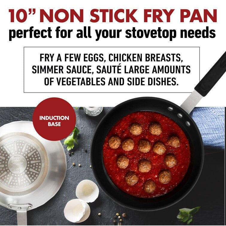 Gotham Steel Professional Series NSF Fry Pan with Removeable Rubber Handle