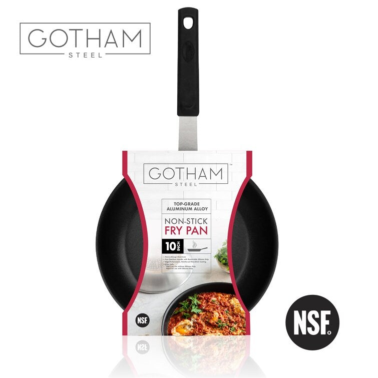 Gotham Steel Professional Series NSF Fry Pan with Removeable Rubber Handle