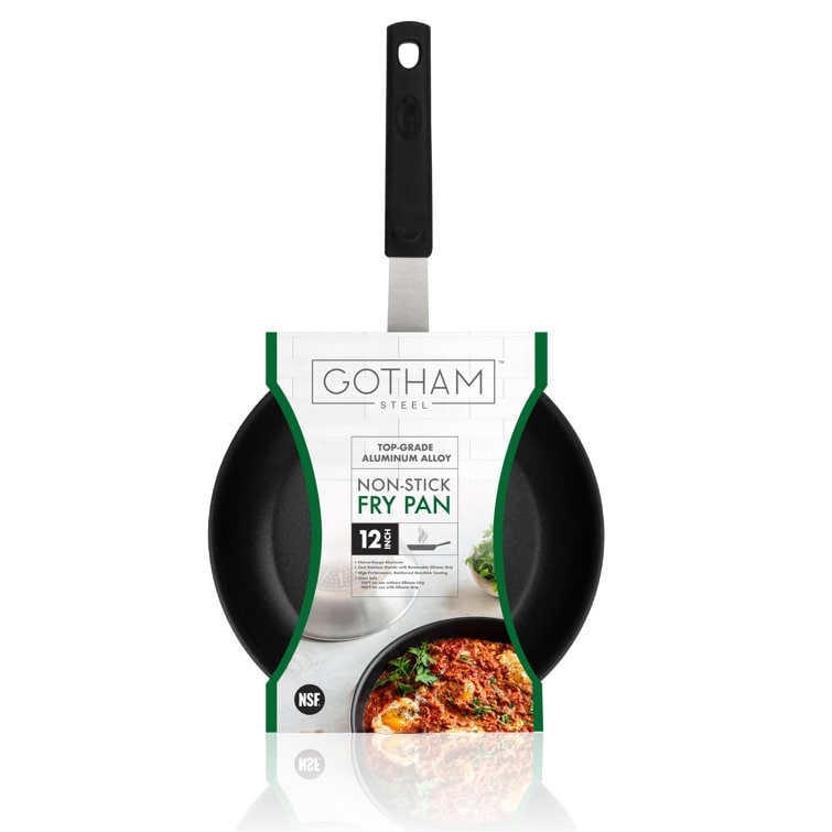 Gotham Steel Professional Series NSF Fry Pan with Removeable Rubber Handle