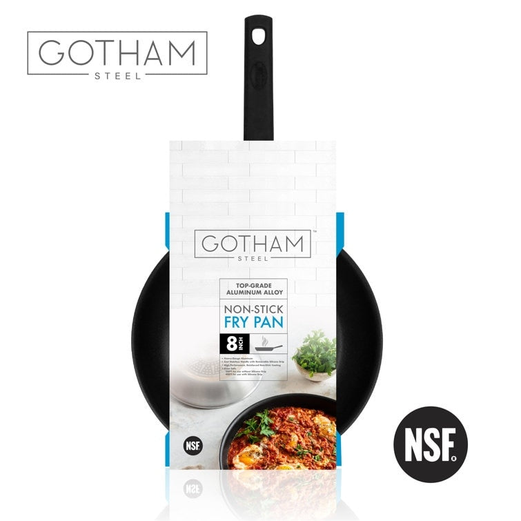 Gotham Steel Professional Series NSF Fry Pan with Removeable Rubber Handle