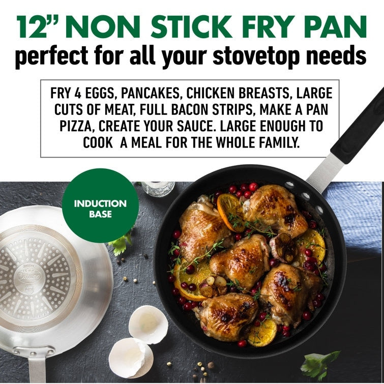 Gotham Steel Professional Series NSF Fry Pan with Removeable Rubber Handle