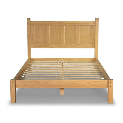 Grain Wood Furniture Shaker Solid Wood Panel Platform Bed