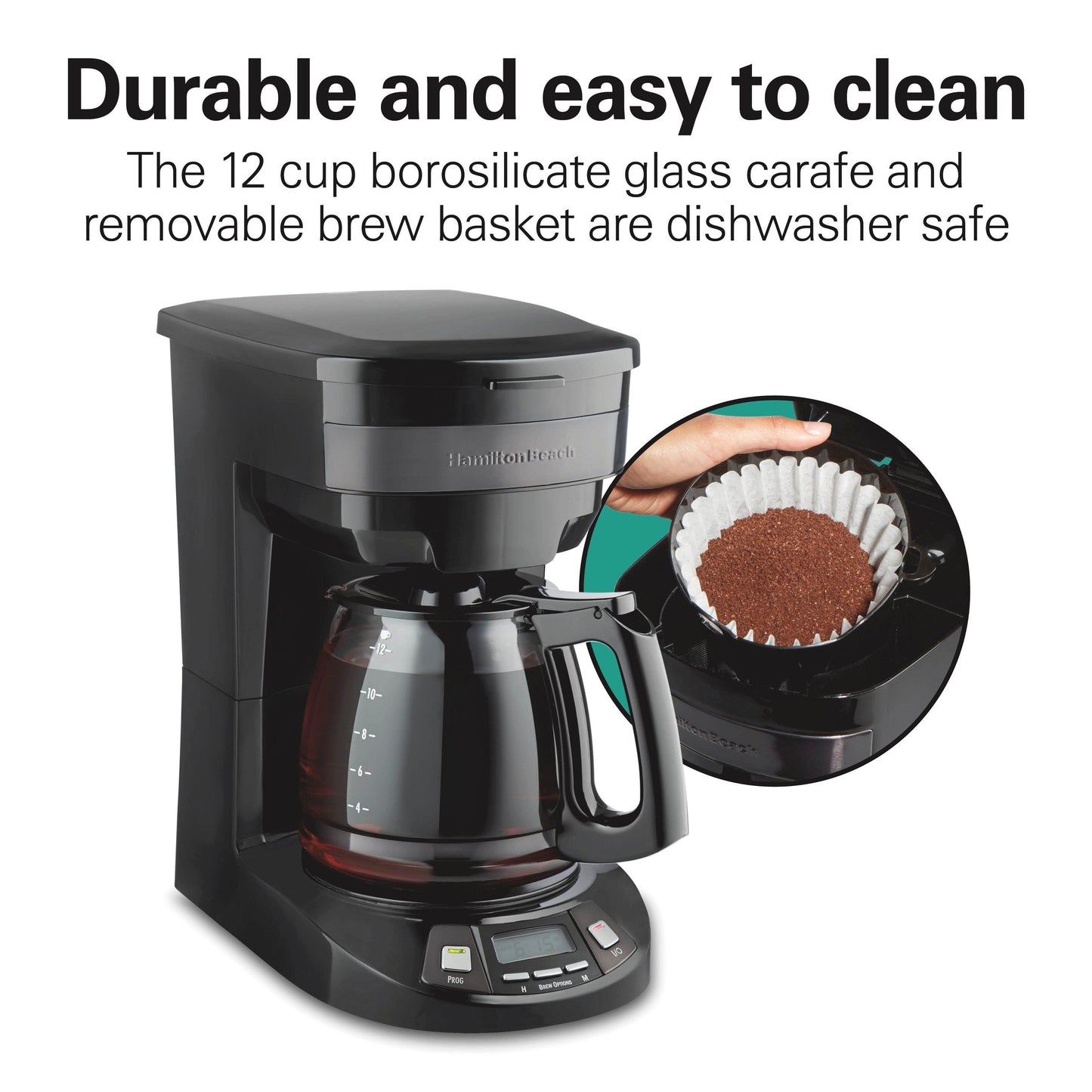 Hamilton Beach 12 Cup Programmable Coffee Maker