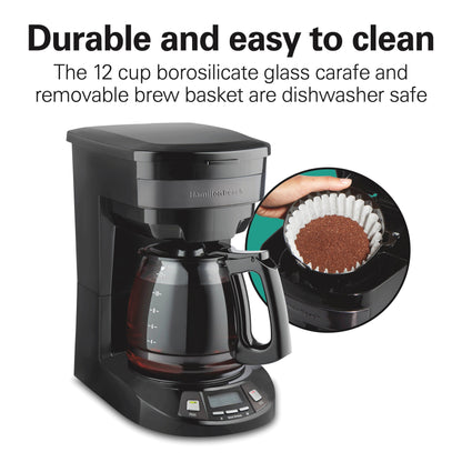 Hamilton Beach 12 Cup Programmable Coffee Maker
