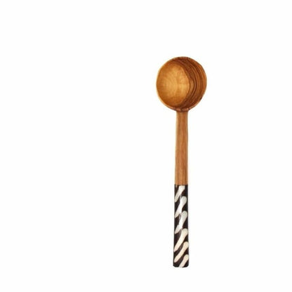 Handmade Olive Wood Long Handle Coffee Scoop