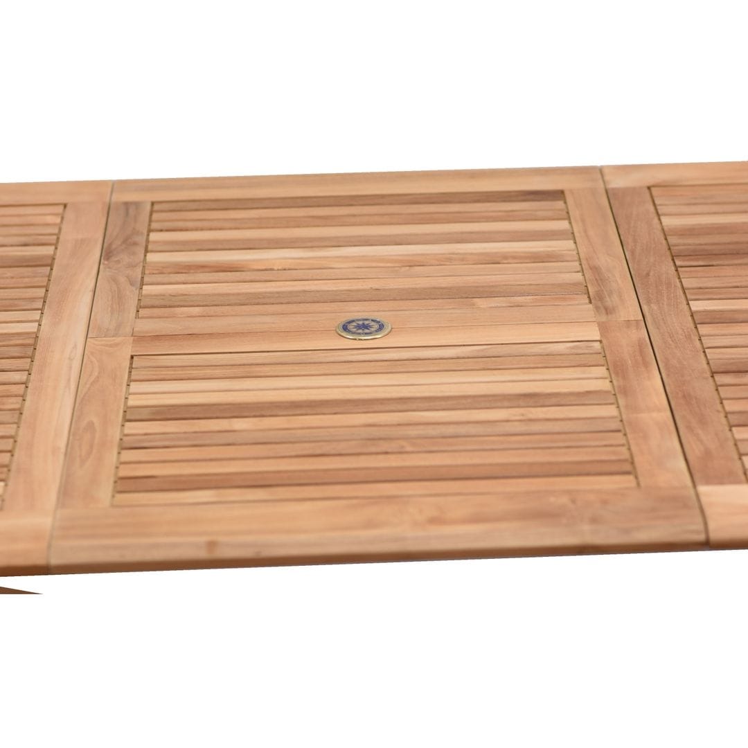 9pc Solid Teak Outdoor Patio Dining Set - 9 Piece