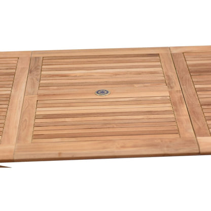 9pc Solid Teak Outdoor Patio Dining Set - 9 Piece