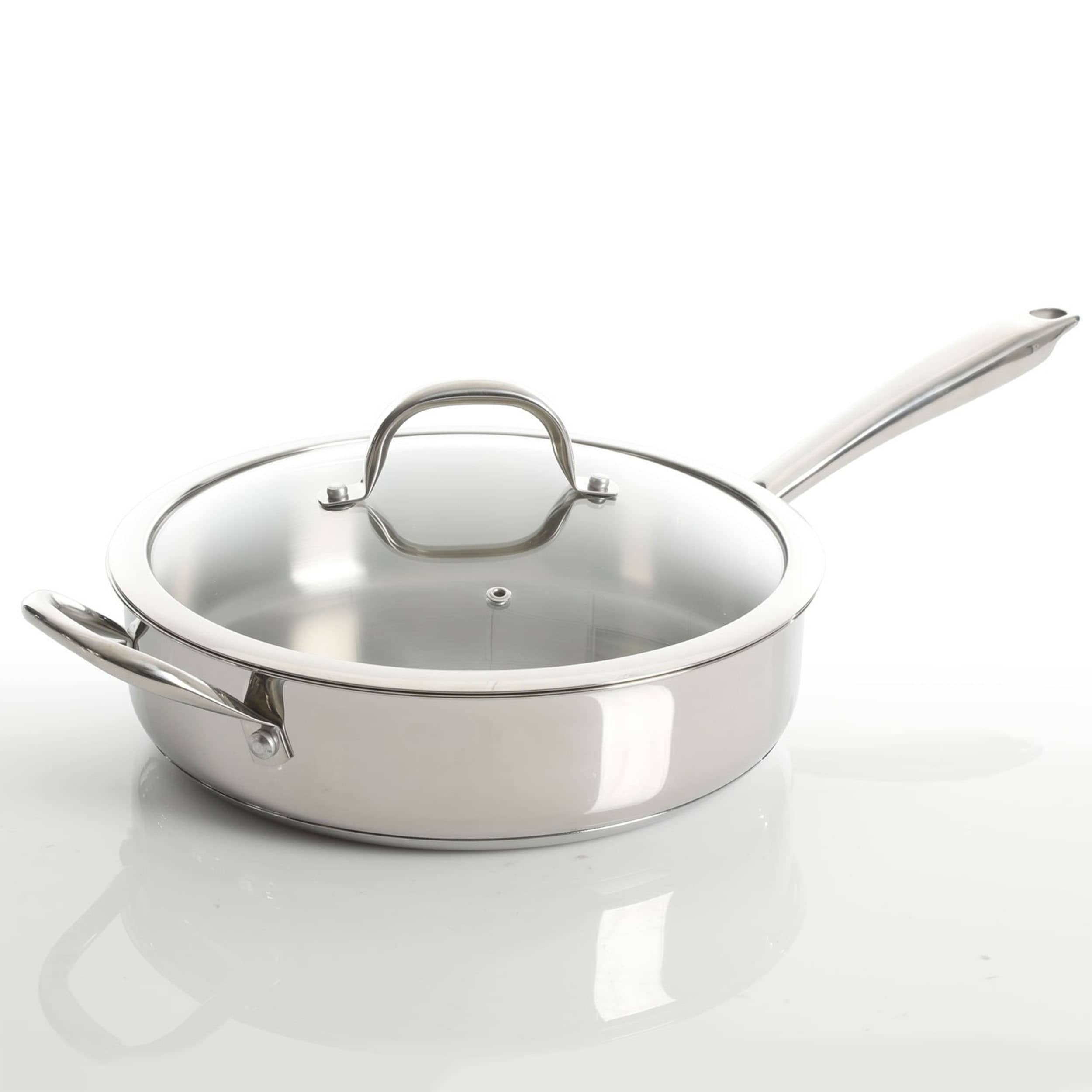 Heavy Duty Stainless Steel Cookware 10 Piece Set