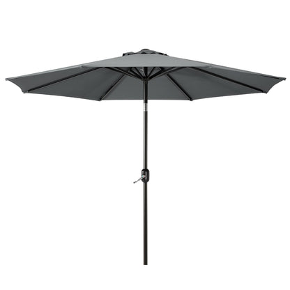Holme 9-foot Steel Market Patio Umbrella with Tilt-and-Crank