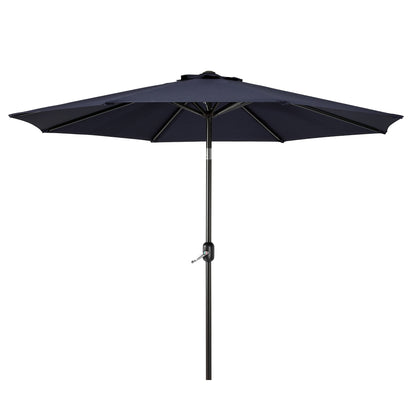 Holme 9-foot Steel Market Patio Umbrella with Tilt-and-Crank