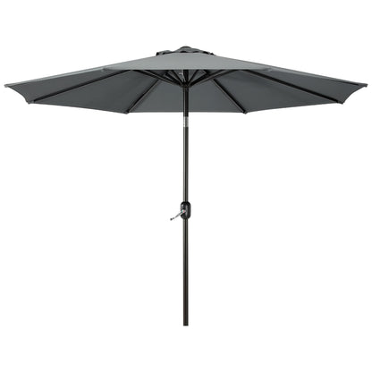 Holme 9-foot Steel Market Patio Umbrella with Tilt-and-Crank