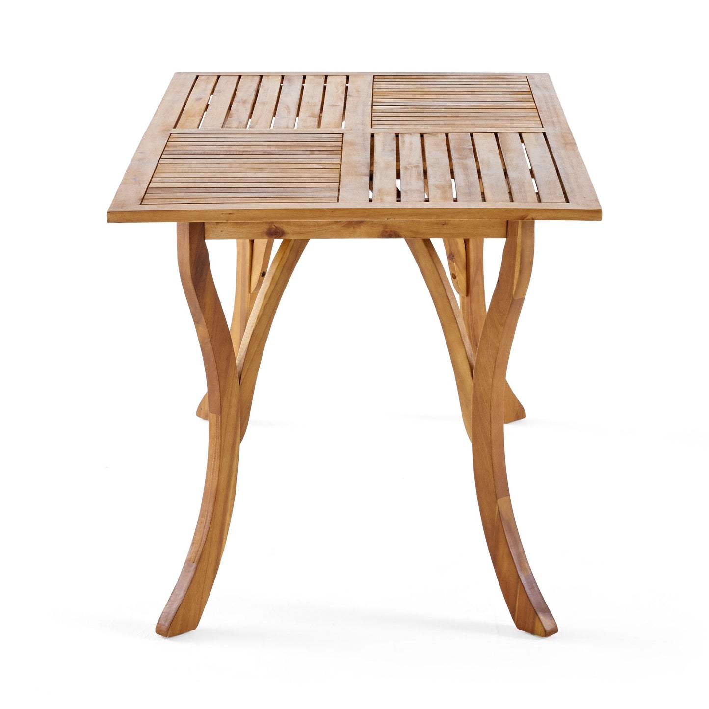 Holomn Outdoor 7-piece Acacia Wood Dining Set with Rope Chairs by Christopher Knight Home