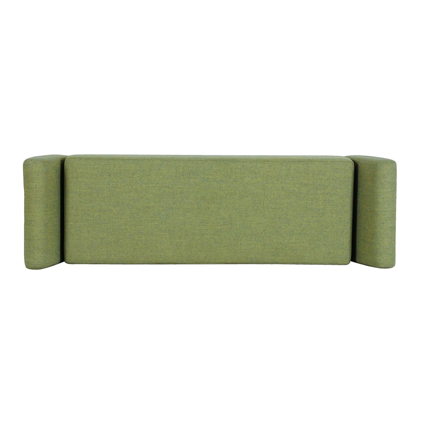 HomePop Modern Sherpa Storage Bench with Wood Legs