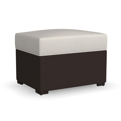 Homestyles 2-Piece Palm Springs Outdoor Arm Chair and Ottoman Set