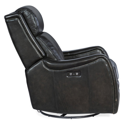 Hooker Furniture RC234-PSWGL Stark 28 Wide Leather Swivel Power