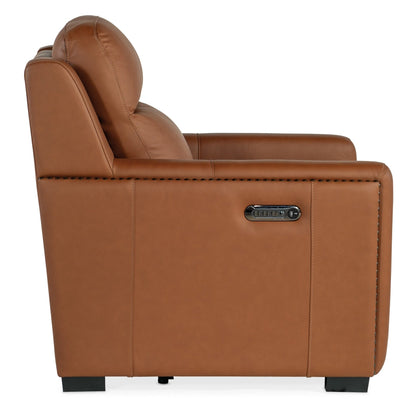 Hooker Furniture SS105-PHL1 McKinley 39 Wide Leather Power Recliner