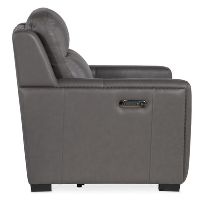 Hooker Furniture SS105-PHL1 McKinley 39 Wide Leather Power Recliner