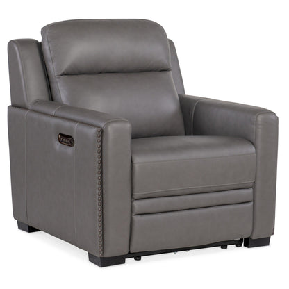 Hooker Furniture SS105-PHL1 McKinley 39 Wide Leather Power Recliner