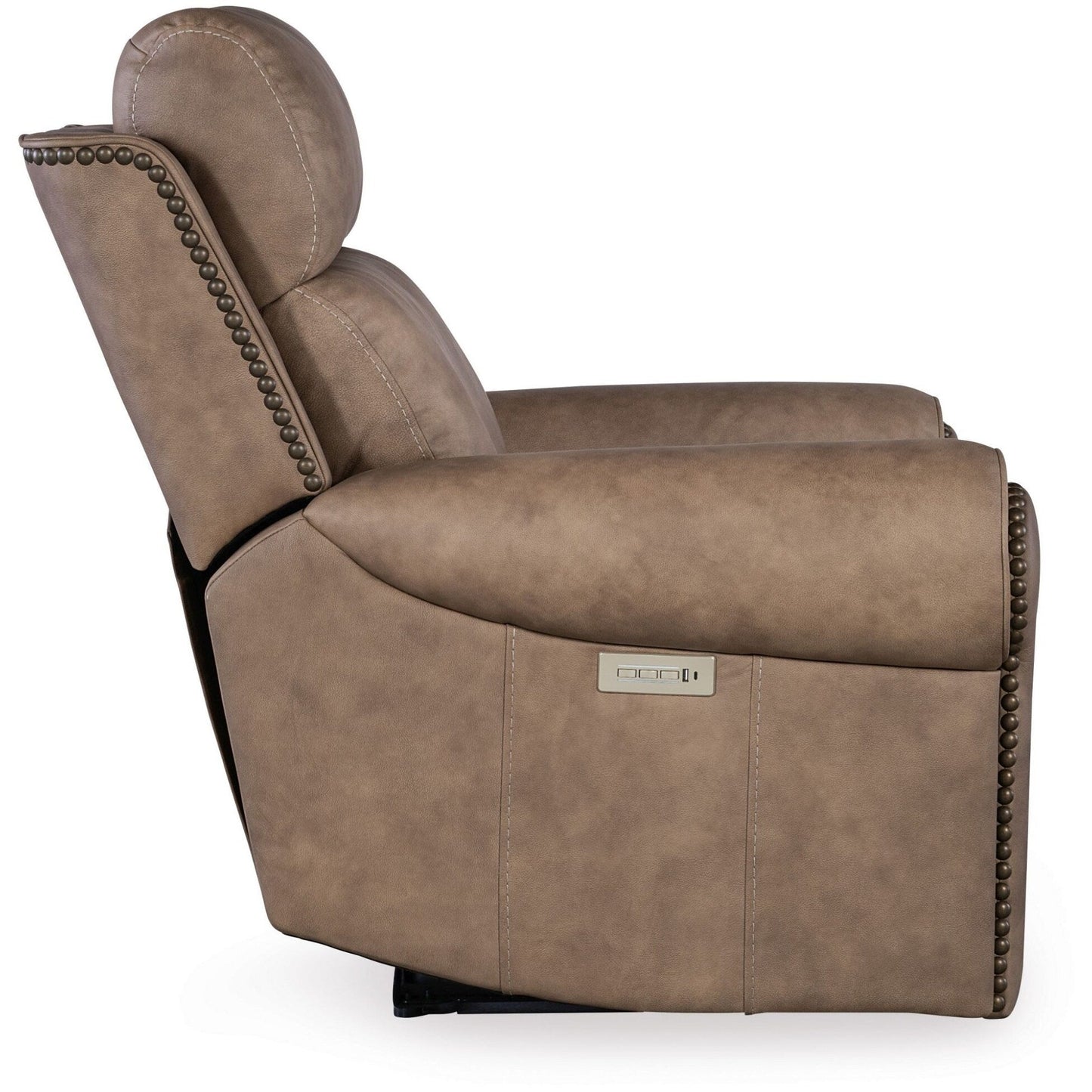 Hooker Furniture SS635-PHZL1 Duncan 43 Wide Metal Framed Leather