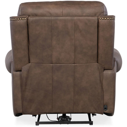 Hooker Furniture SS635-PHZL1 Duncan 43 Wide Metal Framed Leather