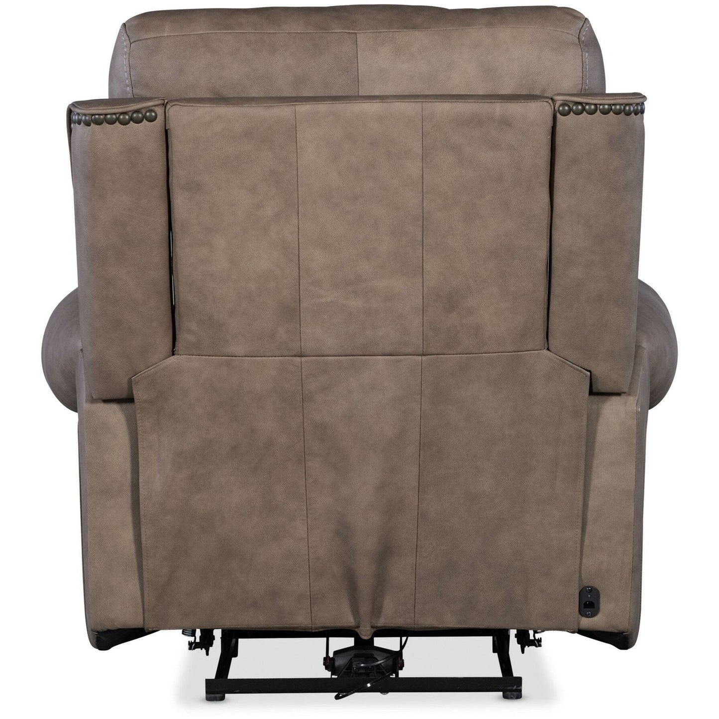Hooker Furniture SS635-PHZL1 Duncan 43 Wide Metal Framed Leather