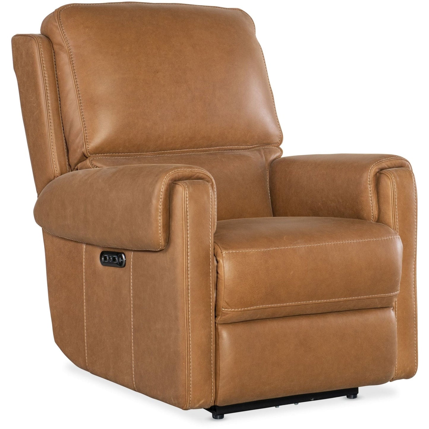 Hooker Furniture SS718-PHZ1 Somers 34 Wide Metal Framed Leather