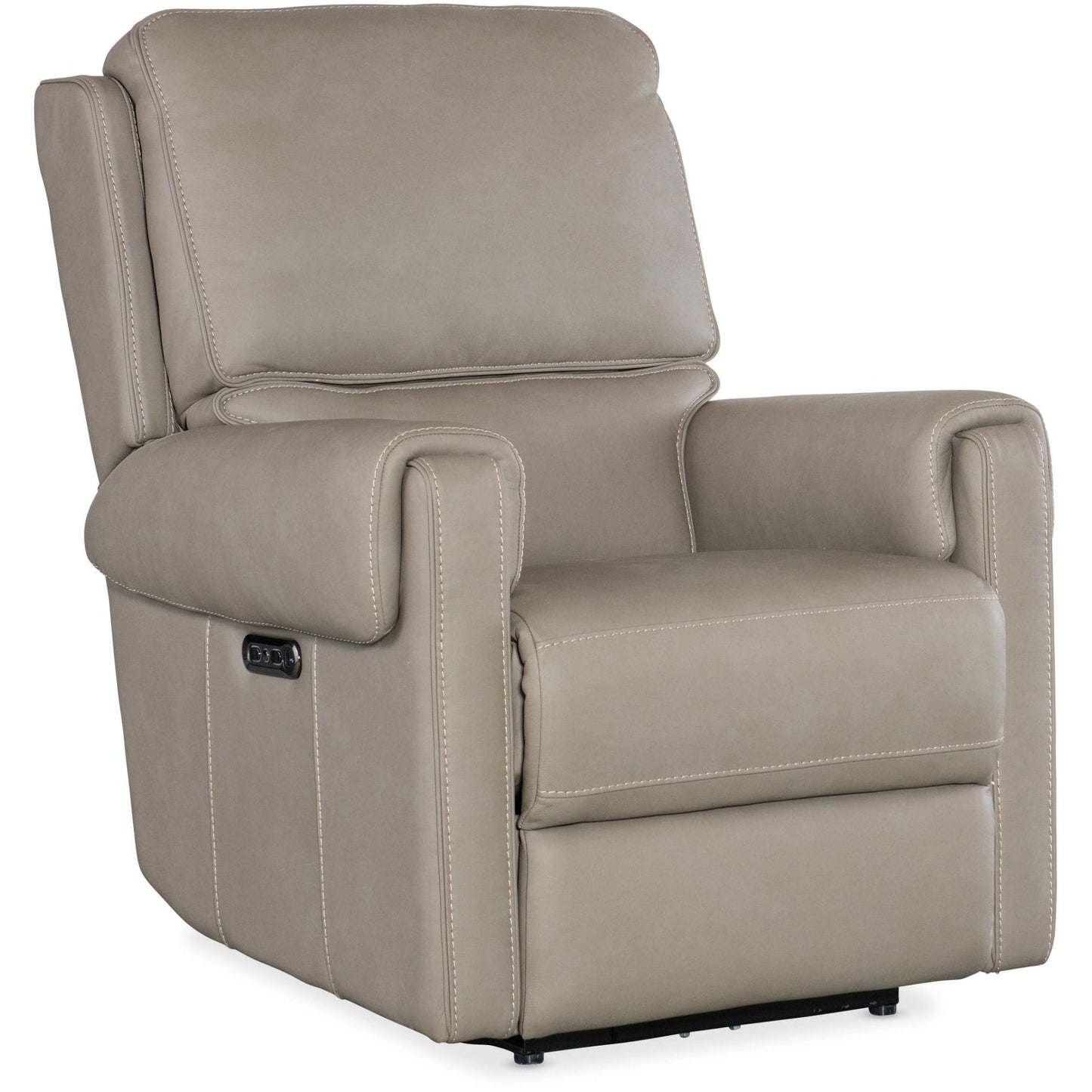 Hooker Furniture SS718-PHZ1 Somers 34 Wide Metal Framed Leather