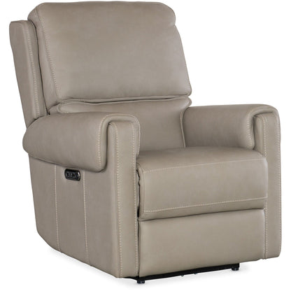 Hooker Furniture SS718-PHZ1 Somers 34 Wide Metal Framed Leather