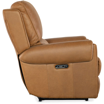 Hooker Furniture SS718-PHZ1 Somers 34 Wide Metal Framed Leather