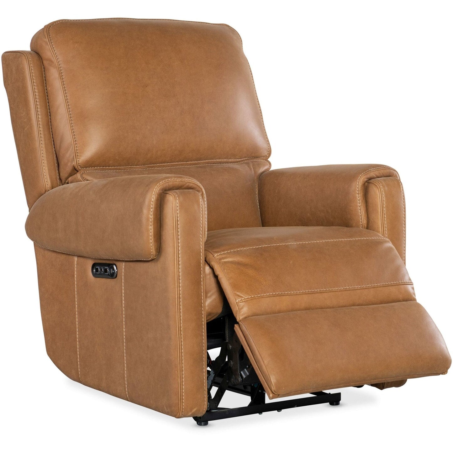 Hooker Furniture SS718-PHZ1 Somers 34 Wide Metal Framed Leather