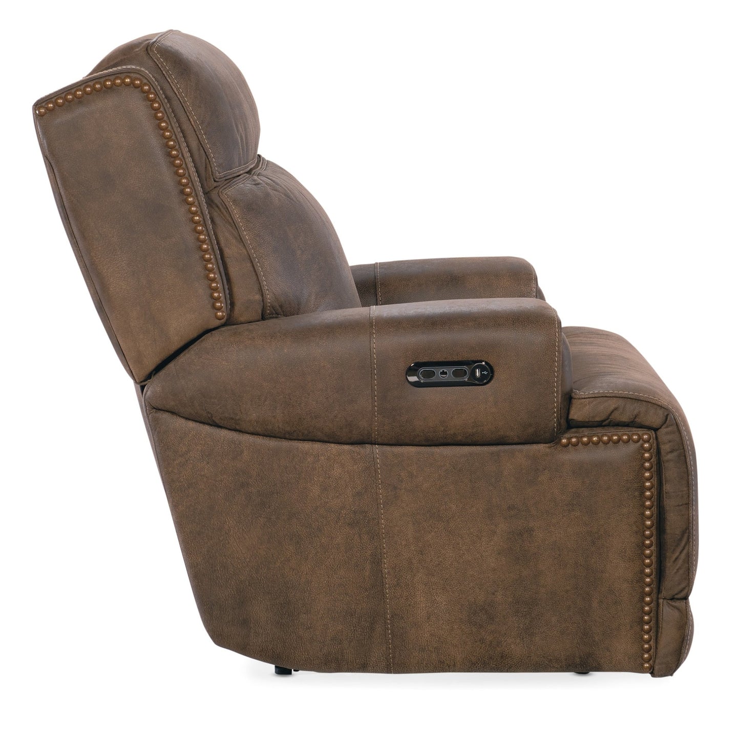 Hooker Furniture SS762-PHZ1 Wheeler 39 Wide Leather Recliner Chair