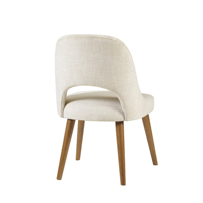 INK IVY Nola Upholstered Dining Side Chairs with Cutout Back design (Set of 2)