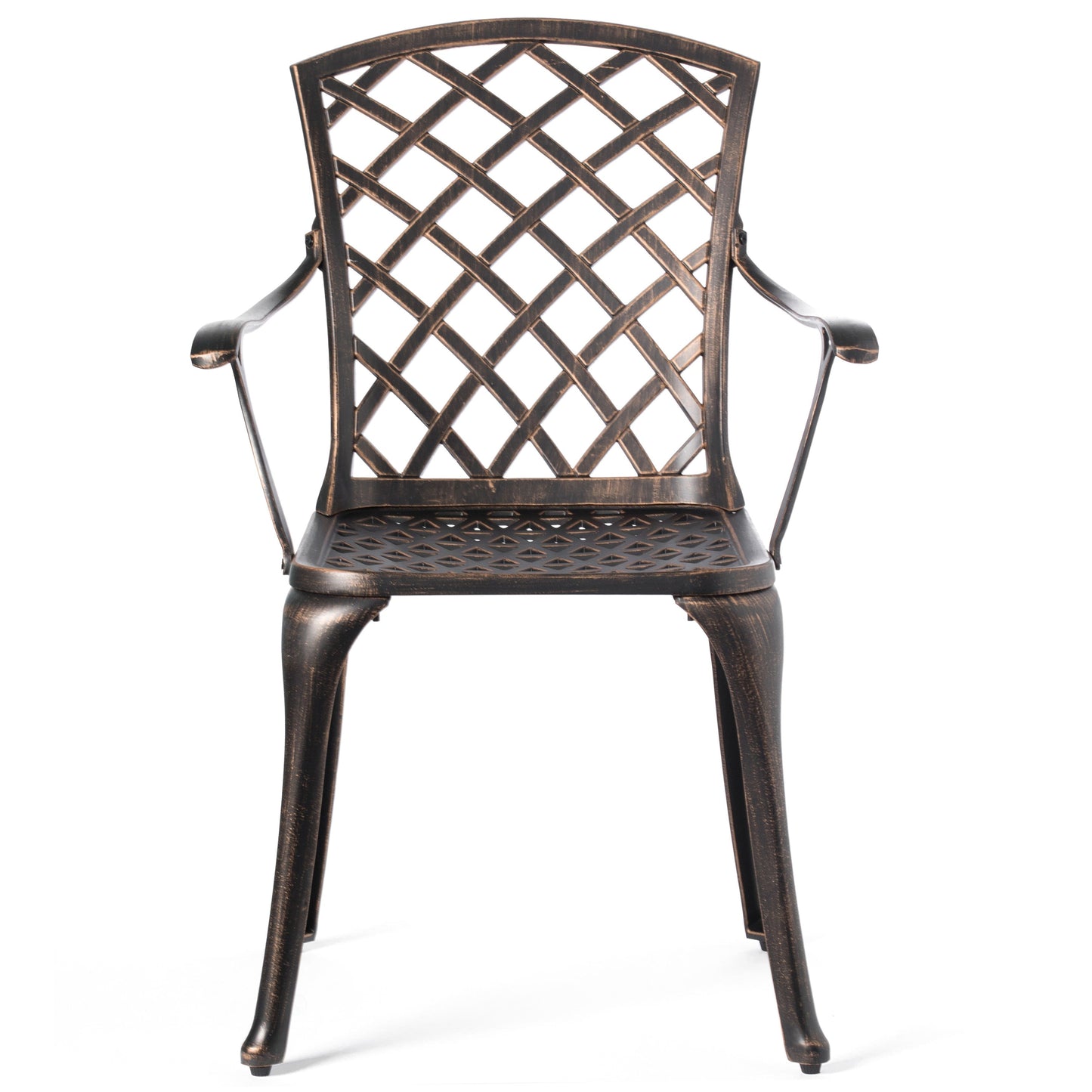 Indoor and Outdoor Dinning Set Bistro Cast Aluminum.