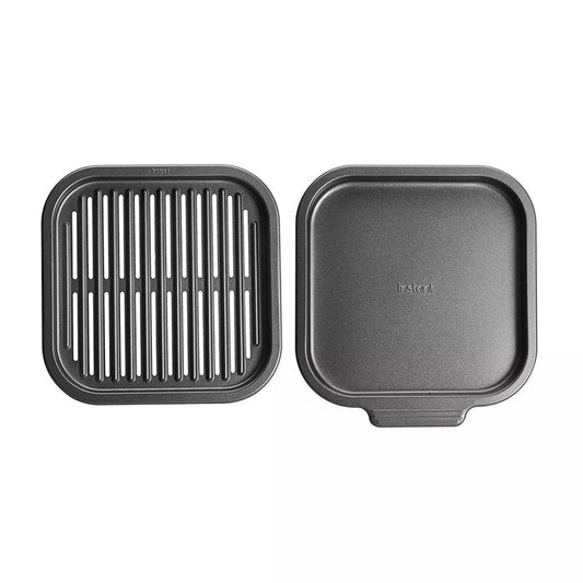 Instant Pot Air Fryer Nonstick Grill Pan Set - 8 x 8.5