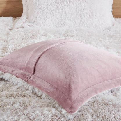 Intelligent Design Leena Shaggy Long Fur Comforter Mini Set