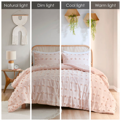 Intelligent Design Vera Clip Jacquard Comforter Set