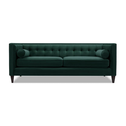 Jack 84 Modern Upholstered Tufted Tuxedo Sofa
