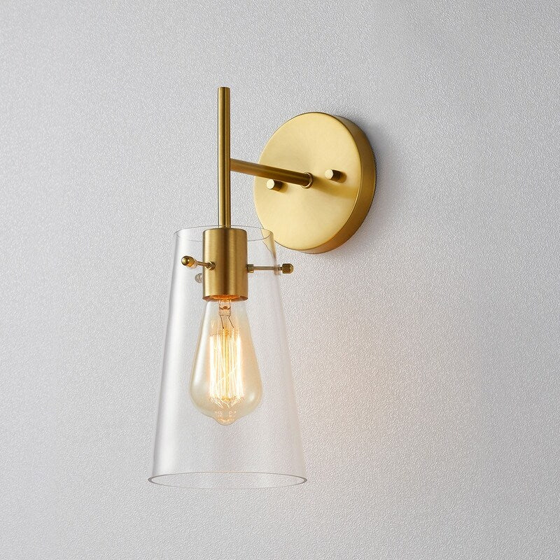 KAWOTI 5-in W 1-light Modern Armed Wall Sconce